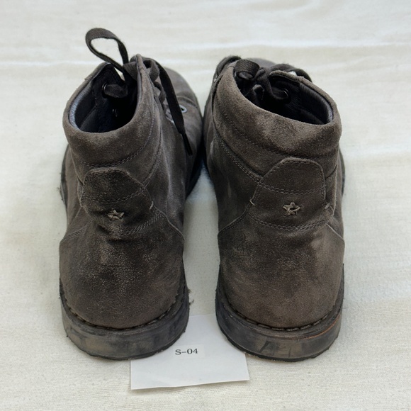 John Varvatos USA Grey Suede Portland Monkey Boots Men's 12 - Picture 6 of 8